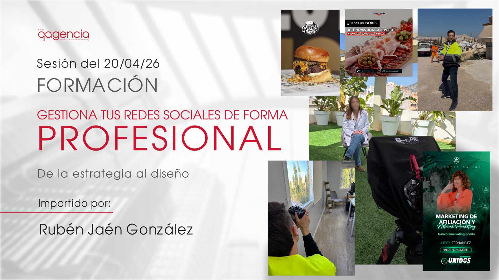 Gestiona tus Redes Sociales de forma profesional – De la estrategia al diseño